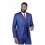 Costume homme bleu trois pièces - Élégance à Dakar - CTM460