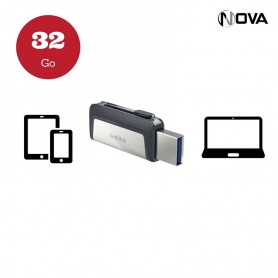 Dual drive type C pour PC Mac et mobile 32 Go KEY30