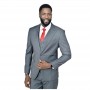 Costume homme gris trois pièces - Sophistication au Sénégal - CTM461