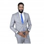 Costume homme gris clair - Sophistication au Sénégal - CTM466