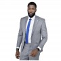Costume homme gris clair - Sophistication au Sénégal - CTM466