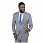 Costume homme gris clair - Sophistication au Sénégal - CTM466