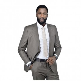 Costume homme marron - Élégance naturelle à Dakar - CTM469