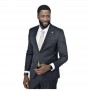 Costume homme noir classique - Élégance intemporelle au Sénégal - CTM471