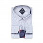 Chemise homme blanche imprimée - Élégance subtile – CHM1121