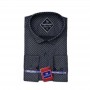 Chemise homme noire à motifs - Style moderne et audacieux – CHM1127