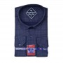 Chemise homme marine à motifs - Élégance raffinée – CHM1128