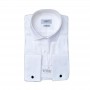 Chemise homme blanche double poignets - Style raffiné – CHM1132