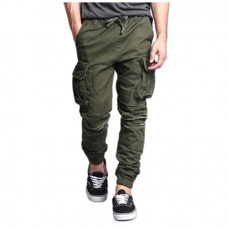 Pantalon Cargo Homme Kaki – Style Urbain et Pratique au Sénégal - PTL510