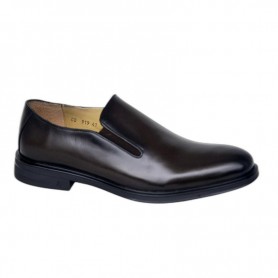 Chaussures classiques en cuir brun pour homme - CDV1740