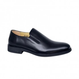 Chaussures slip-on en cuir noir pour homme - Sénégal - CDV1742