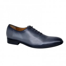 Chaussures richelieu bleu marine en cuir pour homme - CDV1756