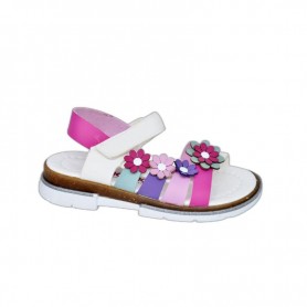Sandales enfant colorées avec motifs floraux - 21 à 25 - ENF659