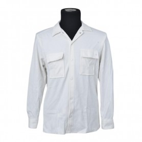 Chemise d’hiver en coton lourd blanc - BLS205