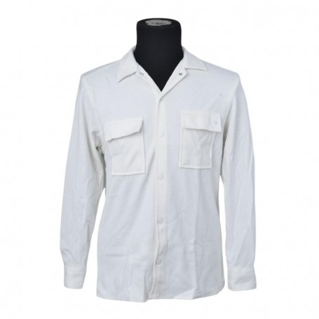 Chemise d’hiver en coton lourd blanc - BLS205