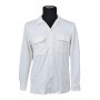 Chemise d’hiver en coton lourd blanc - BLS205