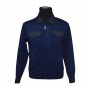 Veste bleu marine élégante en tissu premium – BLS226