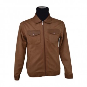 Veste camel tendance en tissu de qualité – BLS228