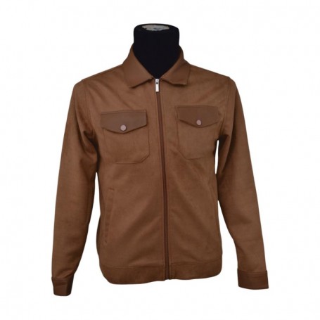 Veste camel tendance en tissu de qualité – BLS228