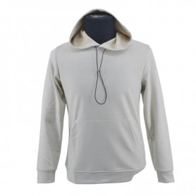 Sweat à capuche blanc crème décontracté – BLS235