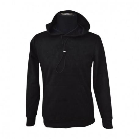 Sweat à capuche noir élégant – BLS237