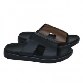Sandales noires et marron - Modernité - SDL2807