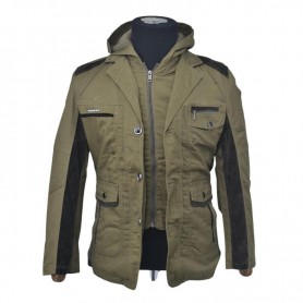 Veste Jacket kaki élégante pour hommes – BLS241