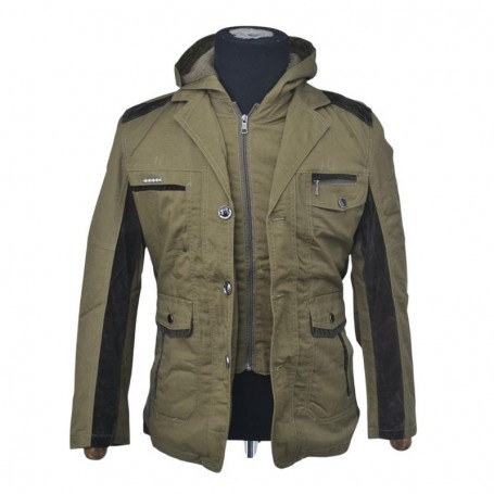 Veste Jacket kaki élégante pour hommes – BLS241