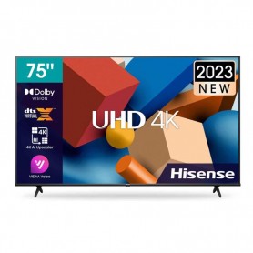 Téléviseur Hisense 75 pouces LED Smart 4K VIDAA - 75A61K
