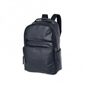 Sac à dos en cuir noir minimaliste - SC2926
