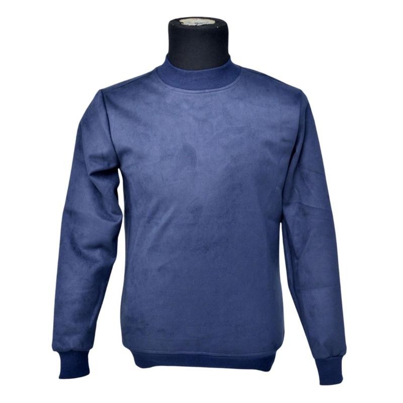 Pull en daim bleu marine - Élégance et confort à Dakar