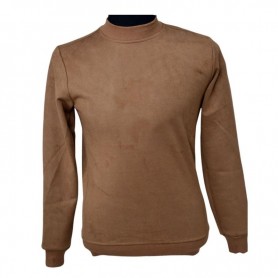Pull en daim marron - BLS246
