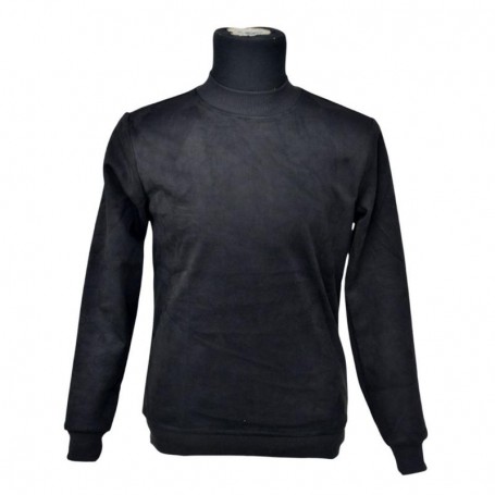 Pull en daim noir - BLS247