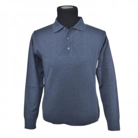 Pull Polo homme manches longues – Confort et style - BLS265