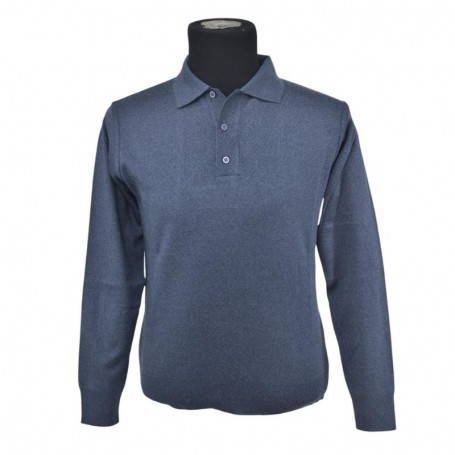 Pull Polo homme manches longues – Confort et style - BLS265