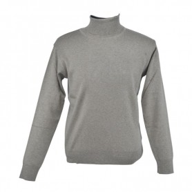 Pull col roulé beige - BLS256