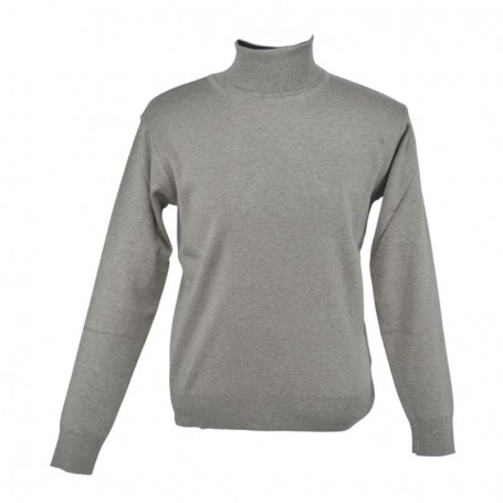 Pull col roulé beige - BLS256