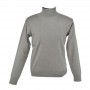 Pull col roulé beige - BLS256