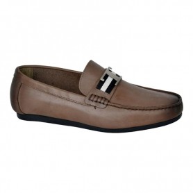 Mocassin Homme avec Ornement Métallique - Chic et Confort - MOC620