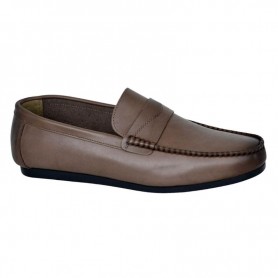 Mocassin Homme Marron en Cuir - Élégance Intemporelle - MOC639