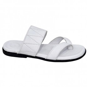 Sandales blanches en cuir pour homme - Élégance et légèreté - SDL2902