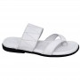 Sandales blanches en cuir pour homme - Élégance et légèreté - SDL2902