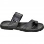 Sandale Homme en Cuir Noir – Élégance et Confort - SDL2903