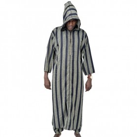 Djellaba Homme Rayée – Style Authentique – VTM21