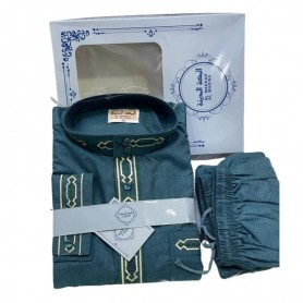 Ensemble Homme Brodé – Style Traditionnel – VTM26