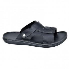 Sandales Homme en Cuir Noir Confortables à Dakar - SDL2909
