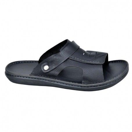 Sandales Homme en Cuir Noir Confortables à Dakar - SDL2909