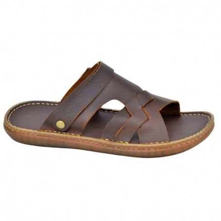 Sandales Marron Homme en Cuir Confortables à Dakar - SDL2910