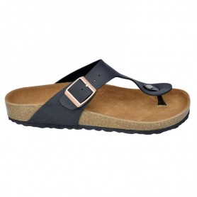 Sandales Noires à Boucle pour Homme - Confort et Élégance - SDL2914
