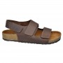 Sandales Homme Cuir Marron Confortables - SDL2916